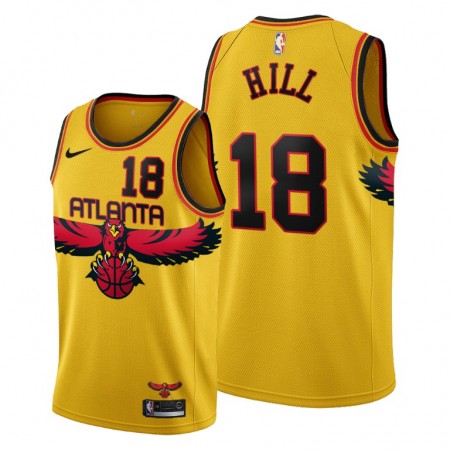 Maillot Basket Atlanta Hawks Solomon Hill 18 Nike 2021-22 City Edition Throwback 90s Swingman - Homme